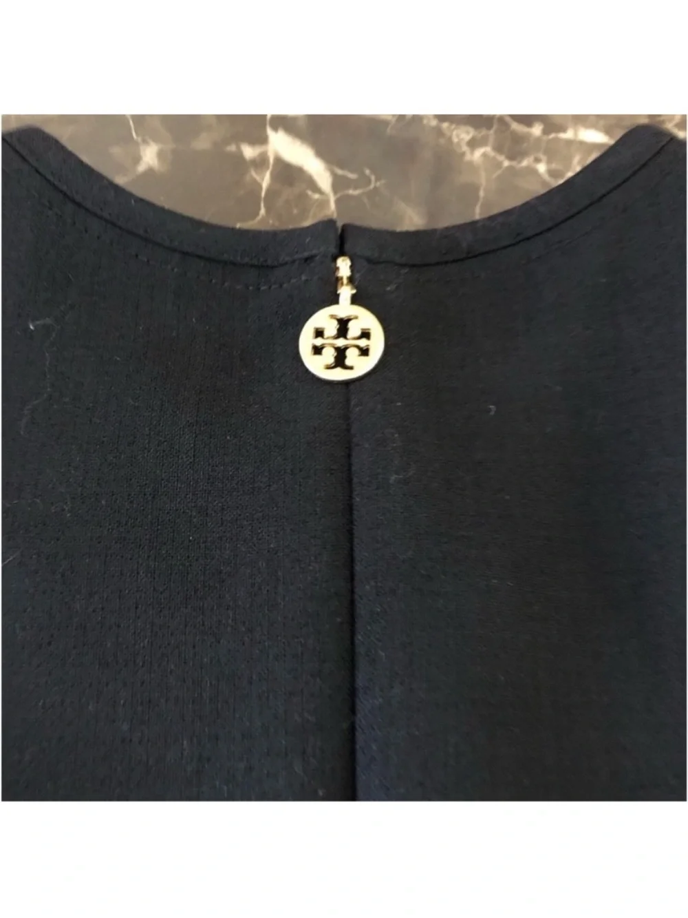 TORY BURCH Elegant Black Sleeveless Dress sz6 classic Midi black special events